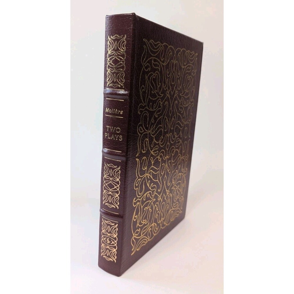 Molière Two Plays Easton Press Leather Bound Gilt Collector Edition Tartuffe Vtg